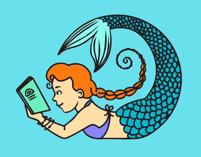 Annie's Books & Gifts Orleans, MA Bookstore Mermaid Logo